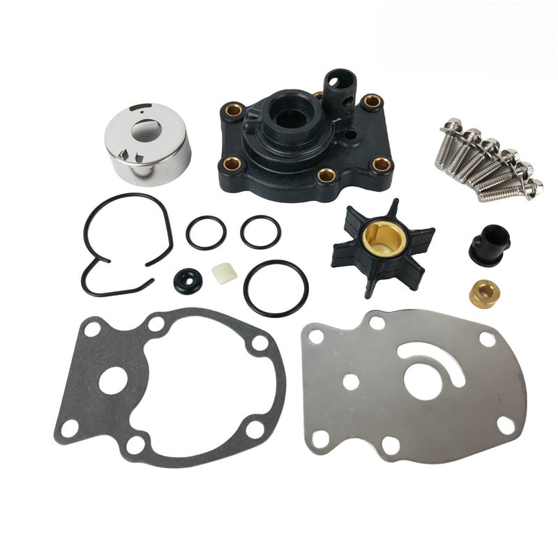 WINGOGO 393630 Water Pump Impeller Repair Kit Replacement for Johnson Evinrude OMC Outboards 20 25 30 35 HP Boat Motor Engine Parts Sierra 18-3382 0393509 0393630 - Image 1